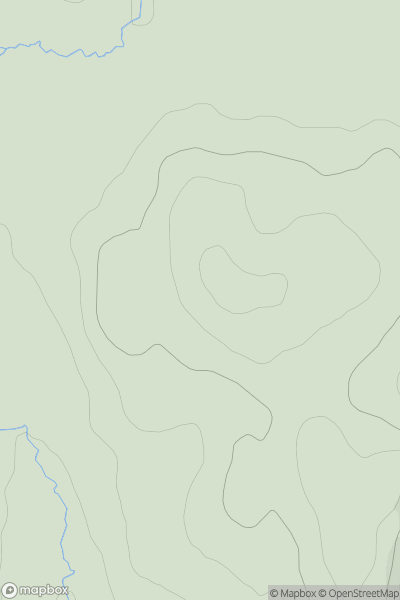 Thumbnail image for Cnoc na h-Airigh showing contour plot for surrounding peak