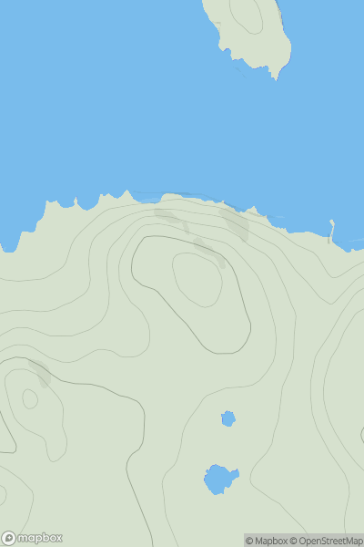 Thumbnail image for Cnoc an t-Suidhe showing contour plot for surrounding peak