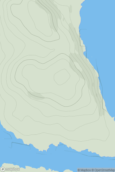 Thumbnail image for An t-Aird showing contour plot for surrounding peak