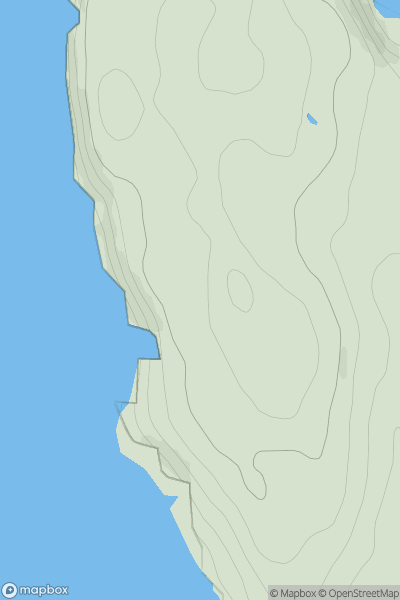 Thumbnail image for Cnoc Fadail showing contour plot for surrounding peak