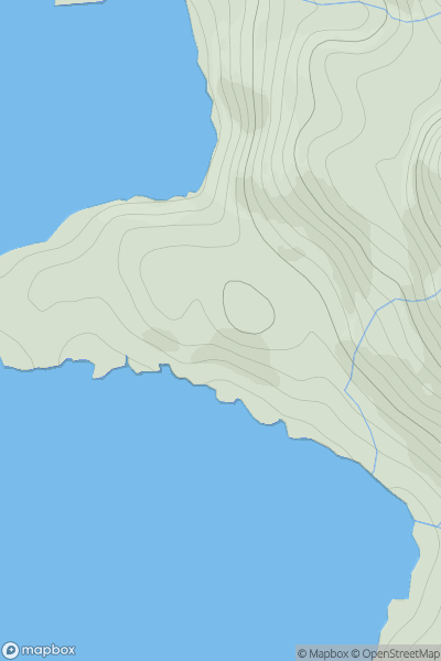 Thumbnail image for Ard an Torrain showing contour plot for surrounding peak