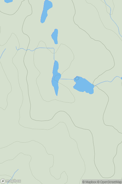 Thumbnail image for Carn Loch Fada showing contour plot for surrounding peak