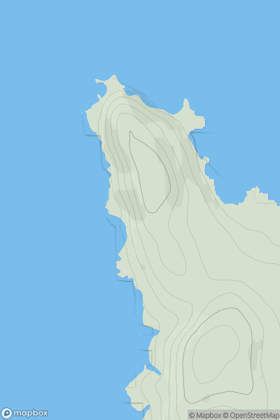 Thumbnail image for Caliach Point showing contour plot for surrounding peak