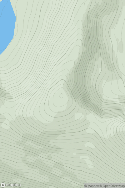 Thumbnail image for Toman Coinnich (Toman Coinich) showing contour plot for surrounding peak