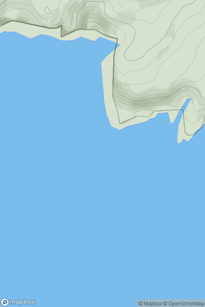 Thumbnail image for Macleod's Maidens showing contour plot for surrounding peak