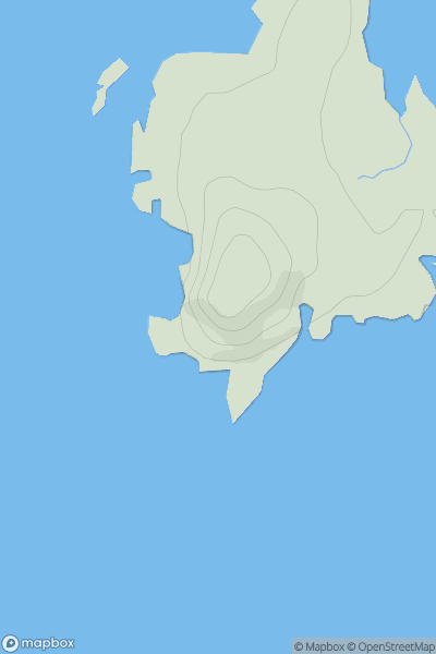 Thumbnail image for Tallabric showing contour plot for surrounding peak