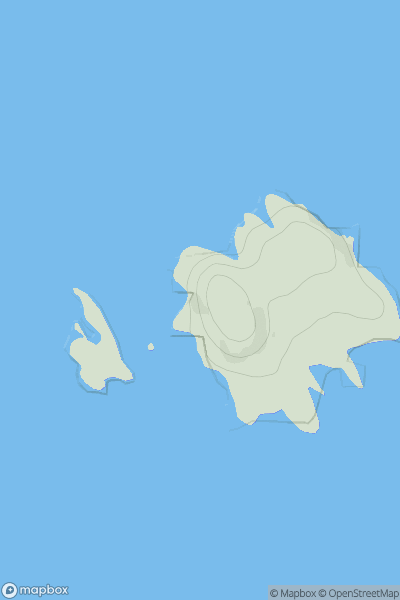 Thumbnail image for Aird an Eilean showing contour plot for surrounding peak