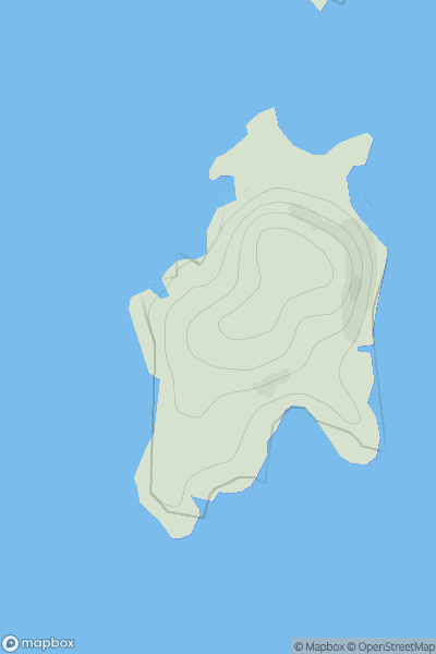 Thumbnail image for Harlosh Island showing contour plot for surrounding peak