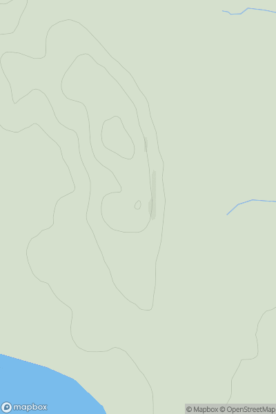 Thumbnail image for Cnoc Carpach showing contour plot for surrounding peak