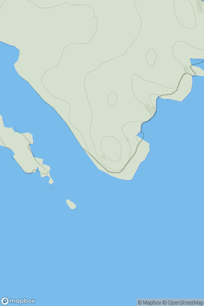 Thumbnail image for Meall Eatharna showing contour plot for surrounding peak