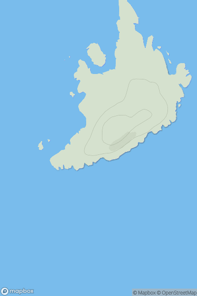 Thumbnail image for South Ascrib showing contour plot for surrounding peak