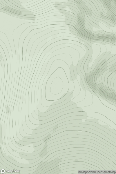 Thumbnail image for An Coileachan showing contour plot for surrounding peak