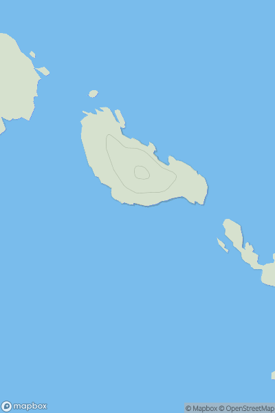 Thumbnail image for Eilean Creagach showing contour plot for surrounding peak
