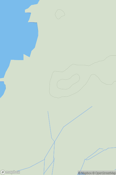 Thumbnail image for Balephetrish Hill showing contour plot for surrounding peak