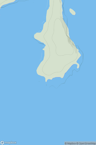 Thumbnail image for Maol an Eilean showing contour plot for surrounding peak