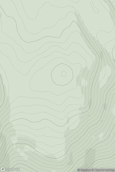 Thumbnail image for Meall Tom a' Ghanntair showing contour plot for surrounding peak