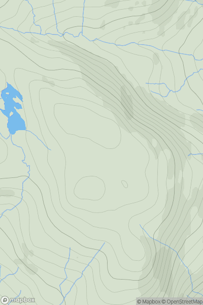 Thumbnail image for Monadh Meadhoin showing contour plot for surrounding peak