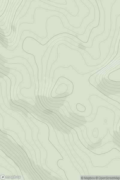 Thumbnail image for Meall an Fhreiceadain showing contour plot for surrounding peak