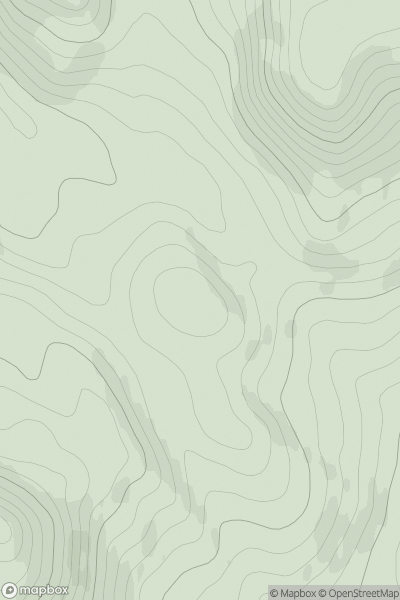 Thumbnail image for Meall Coire nam Bothan showing contour plot for surrounding peak