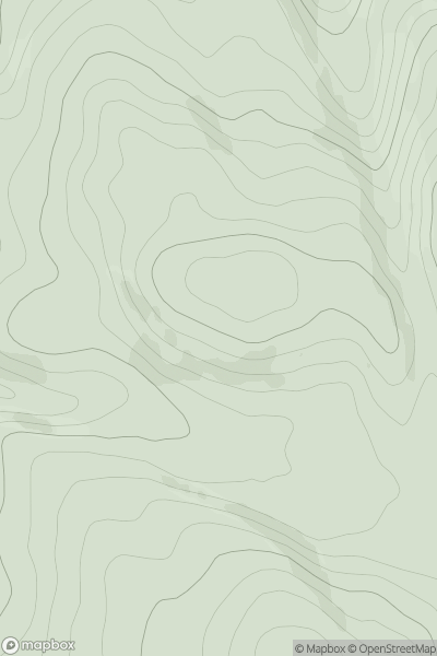 Thumbnail image for Cnoc Ockle showing contour plot for surrounding peak