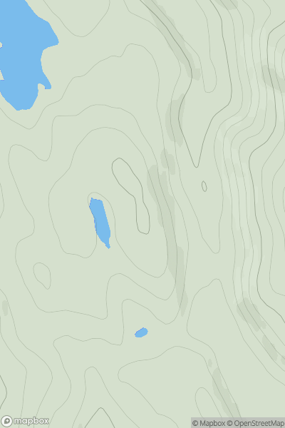 Thumbnail image for Cnoc nan Sioman showing contour plot for surrounding peak