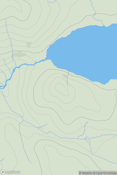 Thumbnail image for Guala an Tuir showing contour plot for surrounding peak