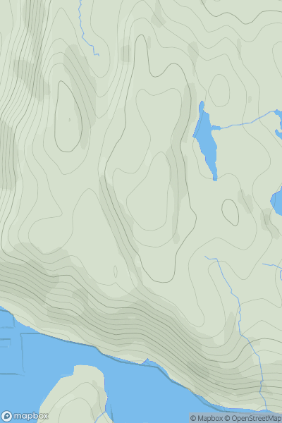 Thumbnail image for Smirisary Hill showing contour plot for surrounding peak
