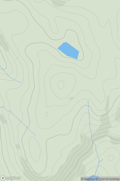 Thumbnail image for Cnoc na Bracha showing contour plot for surrounding peak