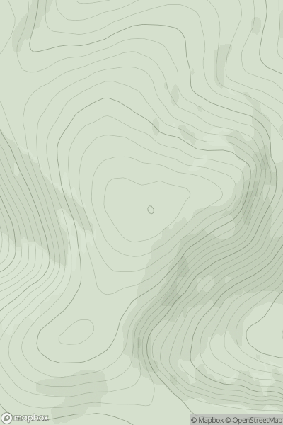 Thumbnail image for Am Faochagach showing contour plot for surrounding peak