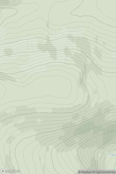 Thumbnail image for Ceann Garbh (old GR) showing contour plot for surrounding peak