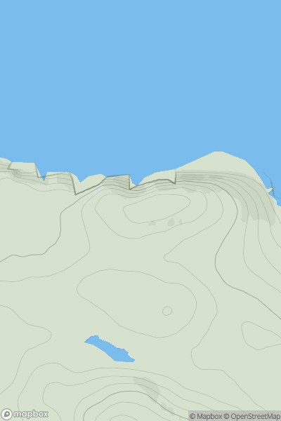 Thumbnail image for Meall Buidhe Mor showing contour plot for surrounding peak