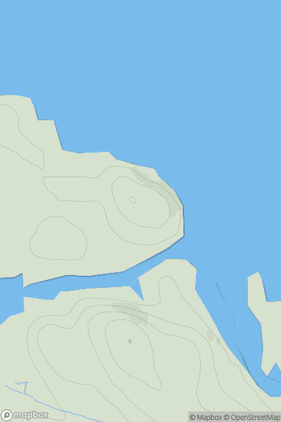 Thumbnail image for Torr a' Choilich showing contour plot for surrounding peak