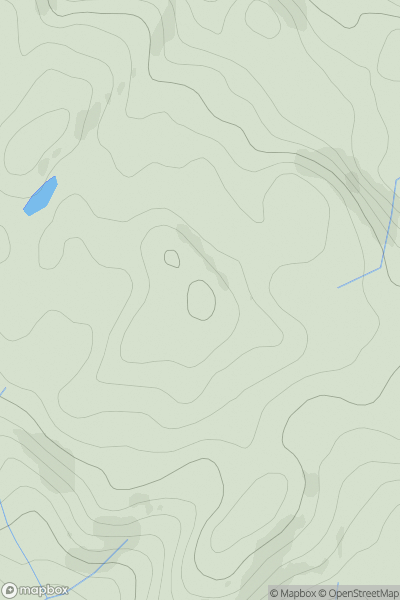 Thumbnail image for Carn Gaibhre showing contour plot for surrounding peak