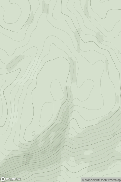 Thumbnail image for Cnoc Raibeirt showing contour plot for surrounding peak