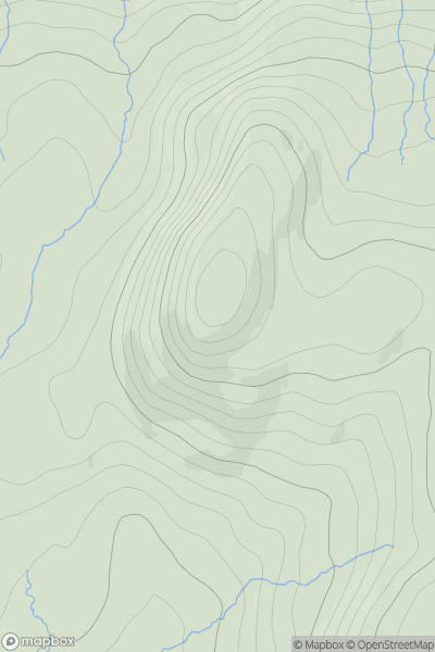 Thumbnail image for An Gobhlach showing contour plot for surrounding peak