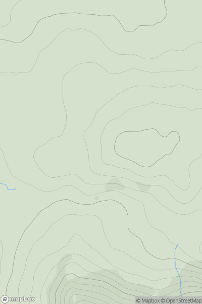 Thumbnail image for Creachan Forc Airgiol showing contour plot for surrounding peak