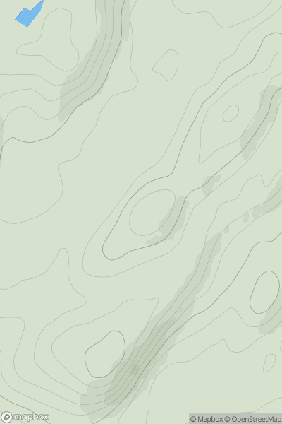 Thumbnail image for Sgornach Ruadh showing contour plot for surrounding peak