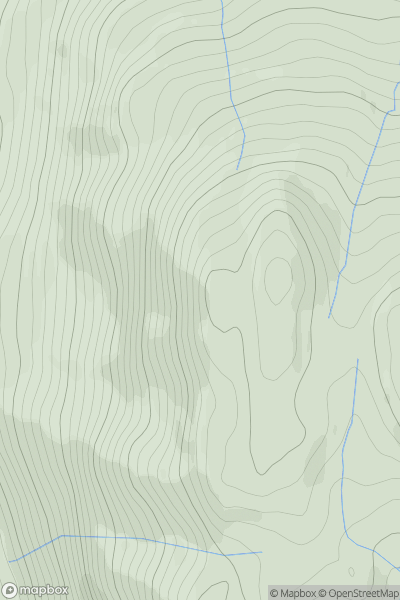 Thumbnail image for The Steeple showing contour plot for surrounding peak
