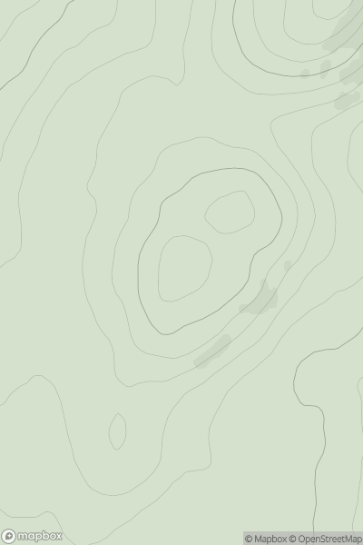 Thumbnail image for Cruach nan Gearran showing contour plot for surrounding peak