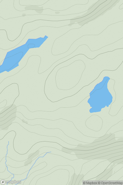 Thumbnail image for Sidh Mor East Top showing contour plot for surrounding peak