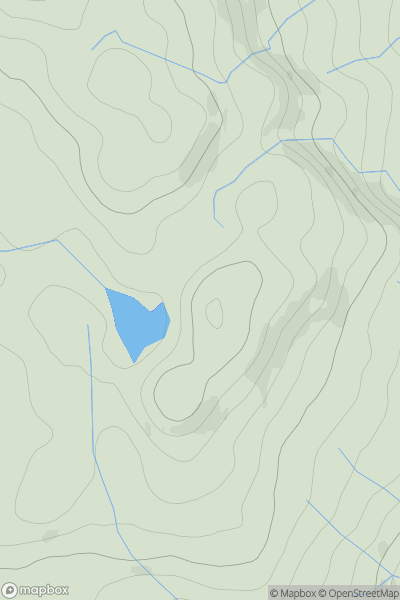 Thumbnail image for Cruach Airdeny South Top showing contour plot for surrounding peak