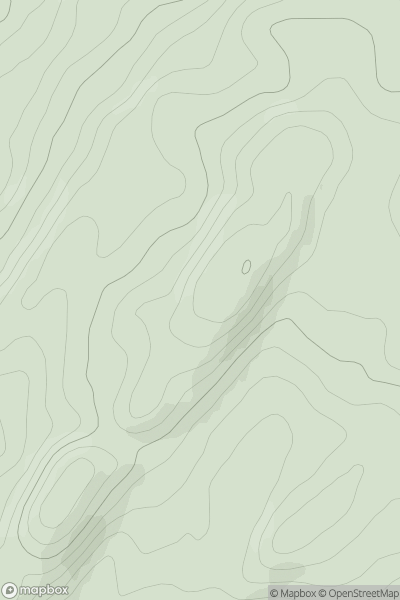 Thumbnail image for Creagan Dluth showing contour plot for surrounding peak