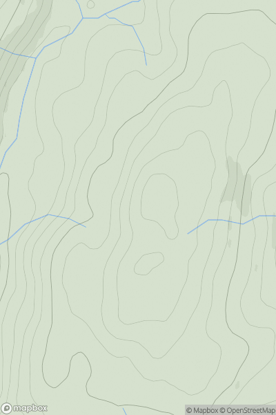 Thumbnail image for Cruach nan Gabhar showing contour plot for surrounding peak