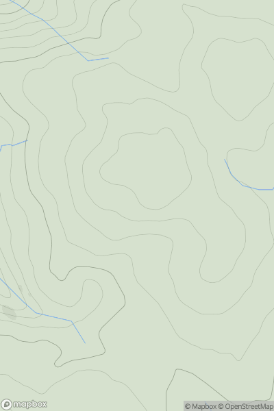 Thumbnail image for Sgreadan Hill NE Top showing contour plot for surrounding peak