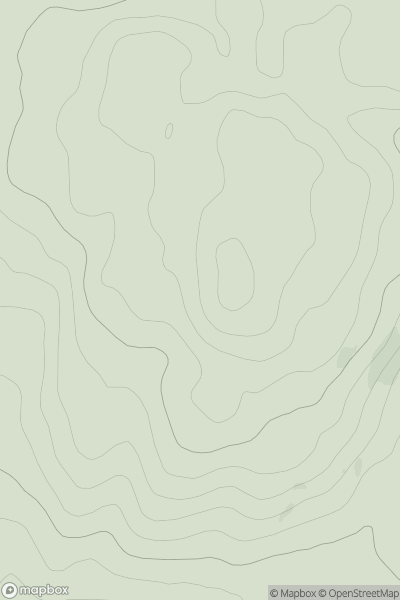 Thumbnail image for Cruach nan Tarbh showing contour plot for surrounding peak