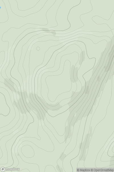Thumbnail image for Cruach an Eachlaich showing contour plot for surrounding peak
