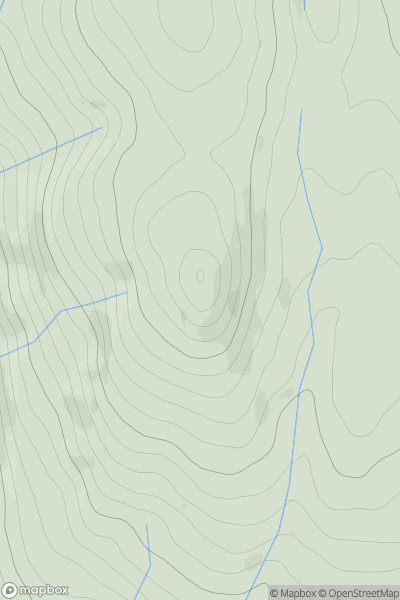 Thumbnail image for Buachailean showing contour plot for surrounding peak