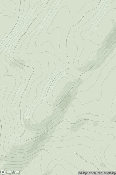 Thumbnail image for Creag Buireinich showing contour plot for surrounding peak