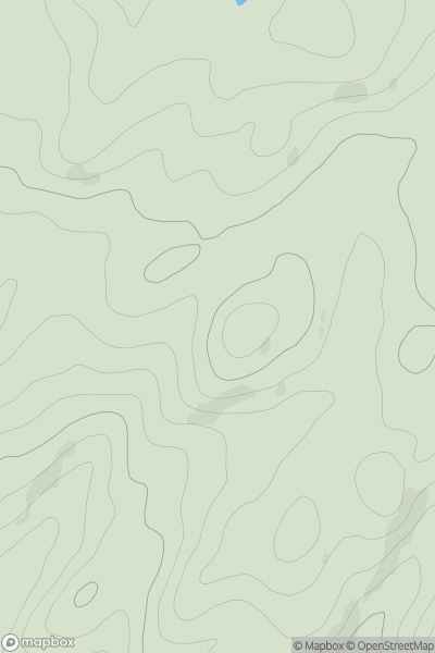 Thumbnail image for Caisteal Duin showing contour plot for surrounding peak