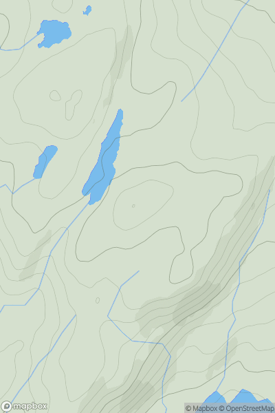 Thumbnail image for Stucan Dughaill SE Top showing contour plot for surrounding peak